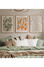 Wallity Artcerceve2 Conjunto de 3 Pinturas Decorativas Enmarcadas Multicolor